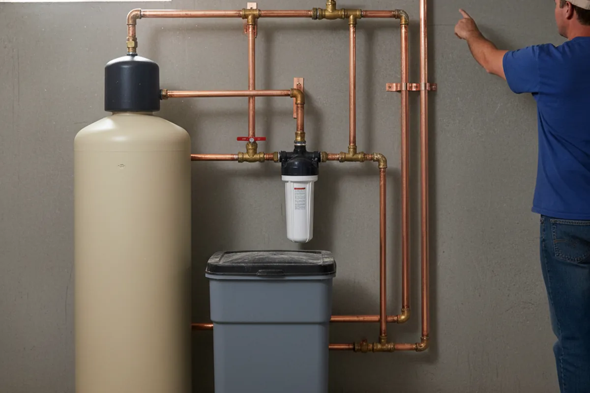 Whole-house water treatment system installed in New Windsor